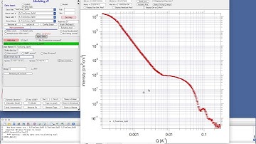 Modeling of SAXS data with two main scatterer populations