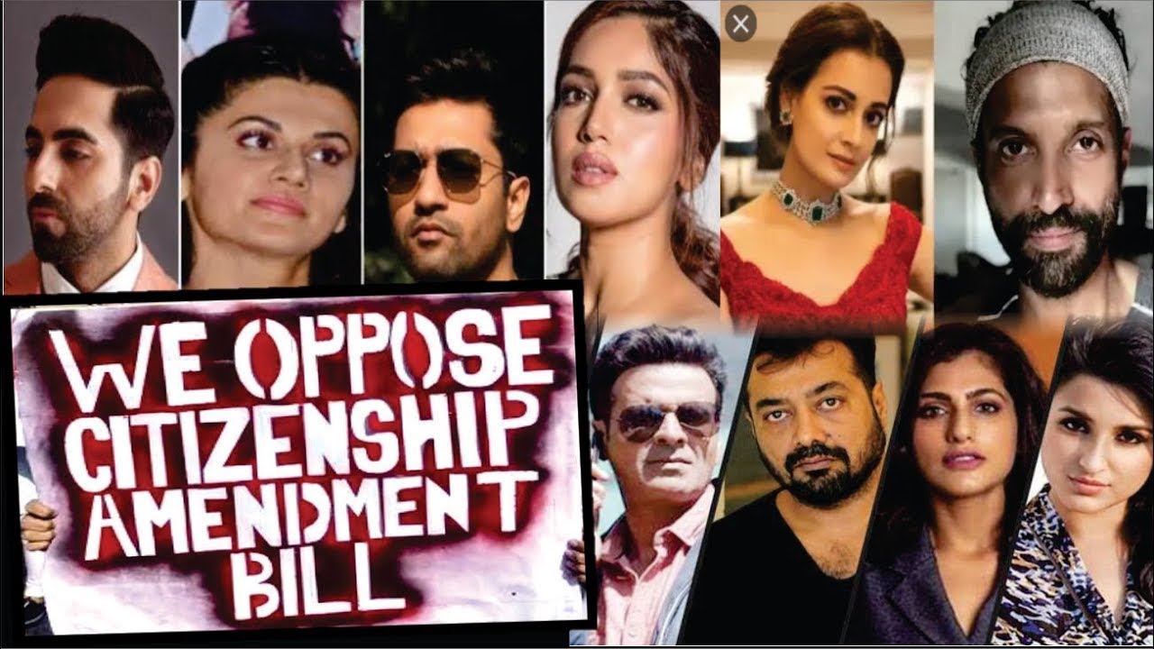 Bollywood Stars Reaction On CAB | Protest Against Citizenship Amendment Bill In India | CAA | NRC