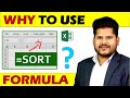 Why You Should Use Sort Formula in Excel ?