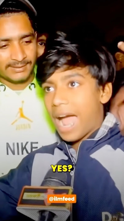 Indian Boy SHUTS Down Reporter about Pakistan India Ongoing War