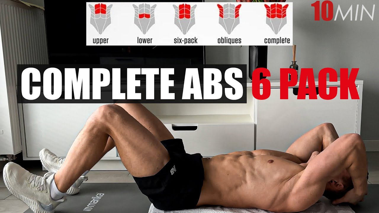 10 MIN SIX PACK ABS WORKOUT AT HOME (Advanced & 6 Pack) 