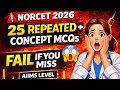 🚨 NORCET PYQ: 25 SUPER HARD CASE SCENARIO MCQs (AIIMS Level)