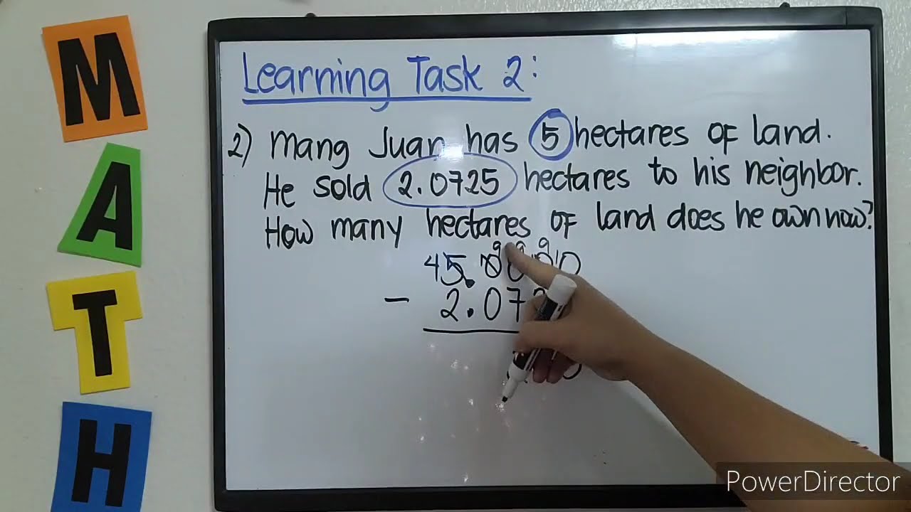 problem solving subtraction tagalog