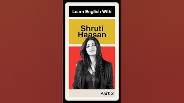 Learn English Vocabulary with Shruti Haasan | Word: Petrified