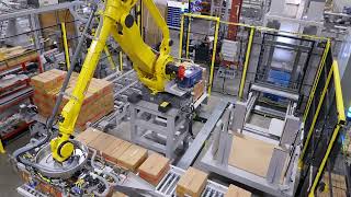 Robotic Palletizing with Dual Build Stations by Pearson Packaging Systems