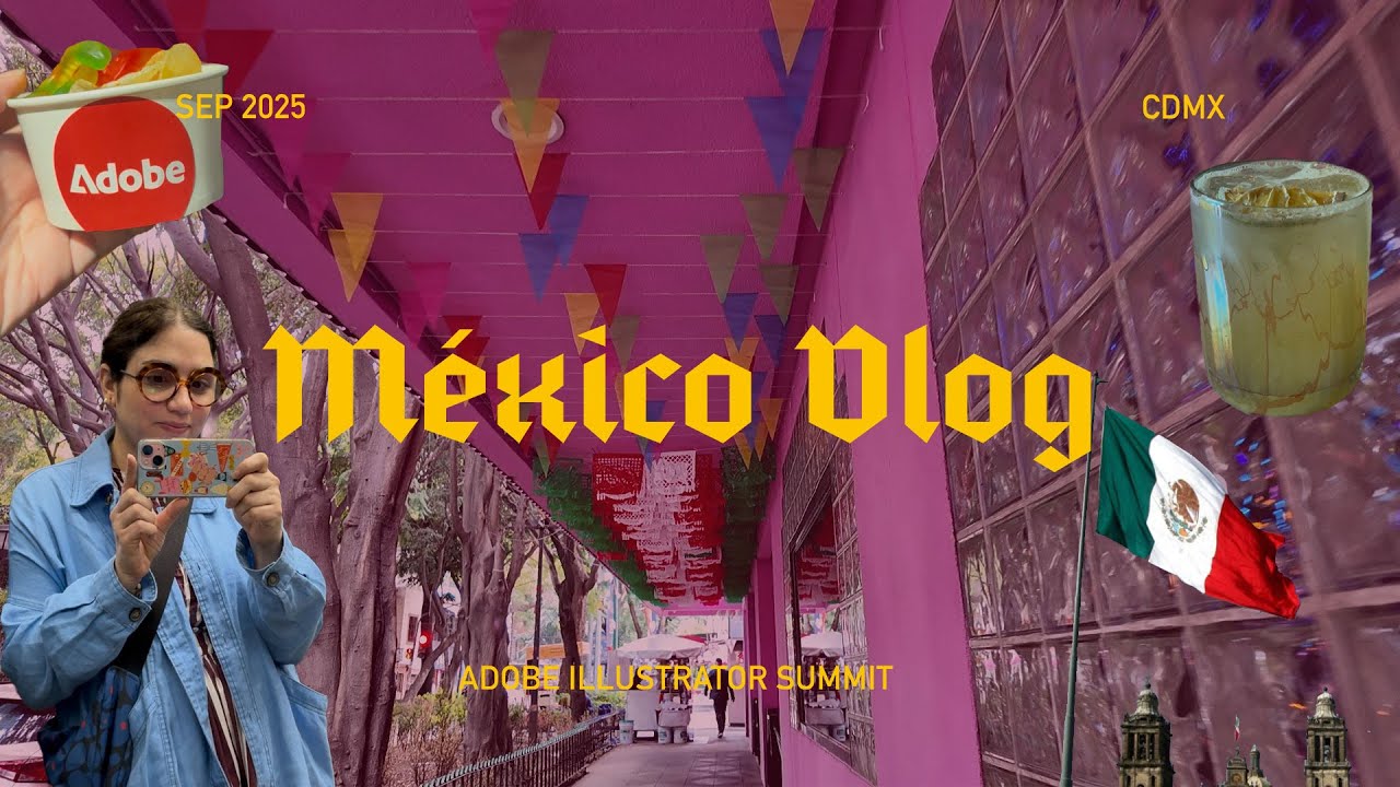 Unos días en CDMX invitada por Adobe. Mi primer vlog de viaje - YouTube