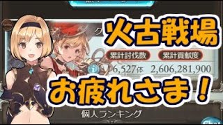 火古戦場で貢献度を26億稼ぐと何が貰えるのか【グラブル】