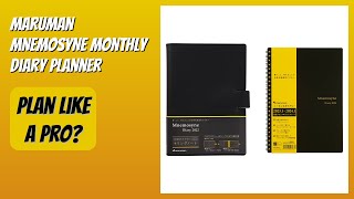 REVIEW (2026): Maruman MNEMOSYNE Monthly Diary Planner. Features