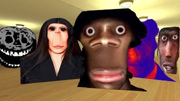 POV HI MY NAME IS AUUGHH ROSHALIA AND CRAZY OBUNGA #nextbots #gmod #rbdgaming1m