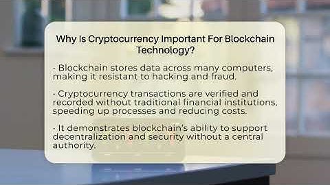 Why Is Cryptocurrency Important For Blockchain Technology? - Talking Tech Trends