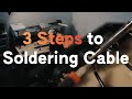 How to solder a cable  event production training