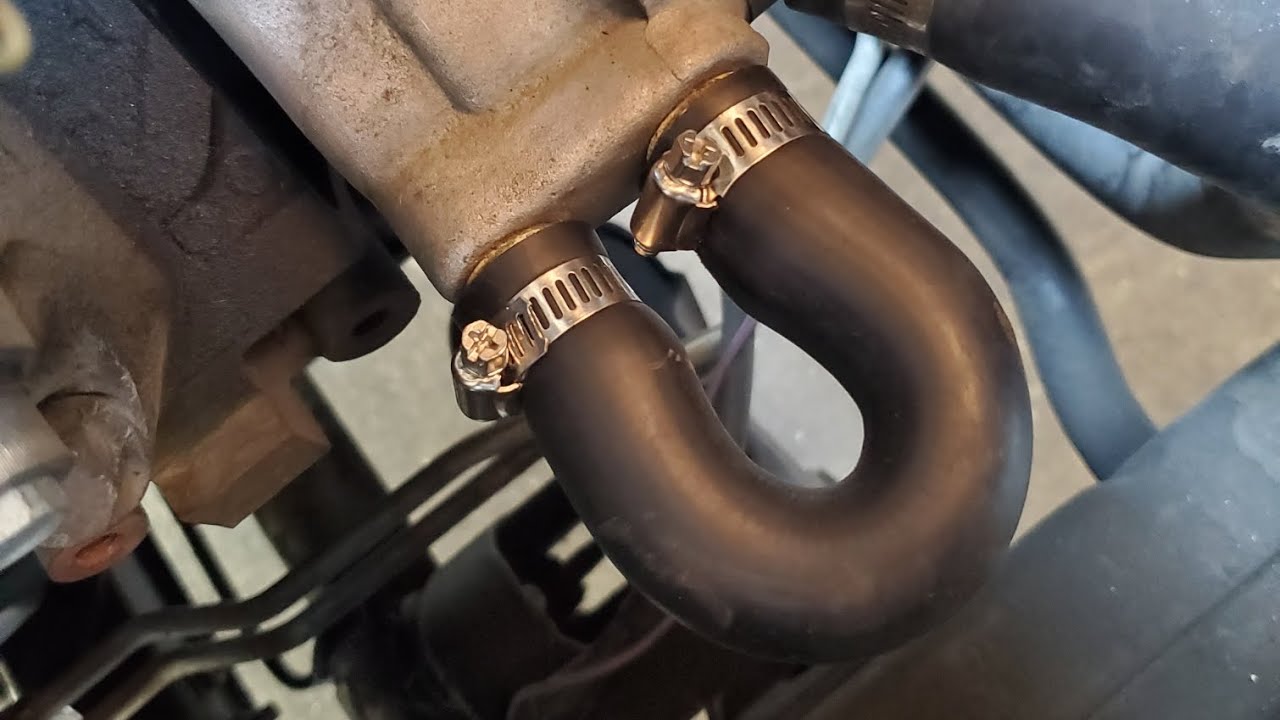 Mishimoto Silicone Heater Core Bypass Hose For GM LS V8 Engines - Red, 5-Layer, 3/4" To 5/8" Tapered - View #9