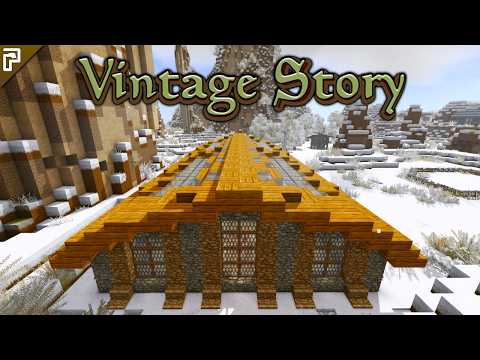My biggest EVER Vintage Story DOUBLE GREENHOUSE! (Vintage Story Ep.14)