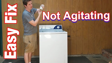 GE Hotpoint  or RCA Washer spinning but not agitating step by step easy repair