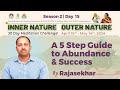  live day15  a 5 step guidance to abundance  success  rajasekhar  inonseason 2