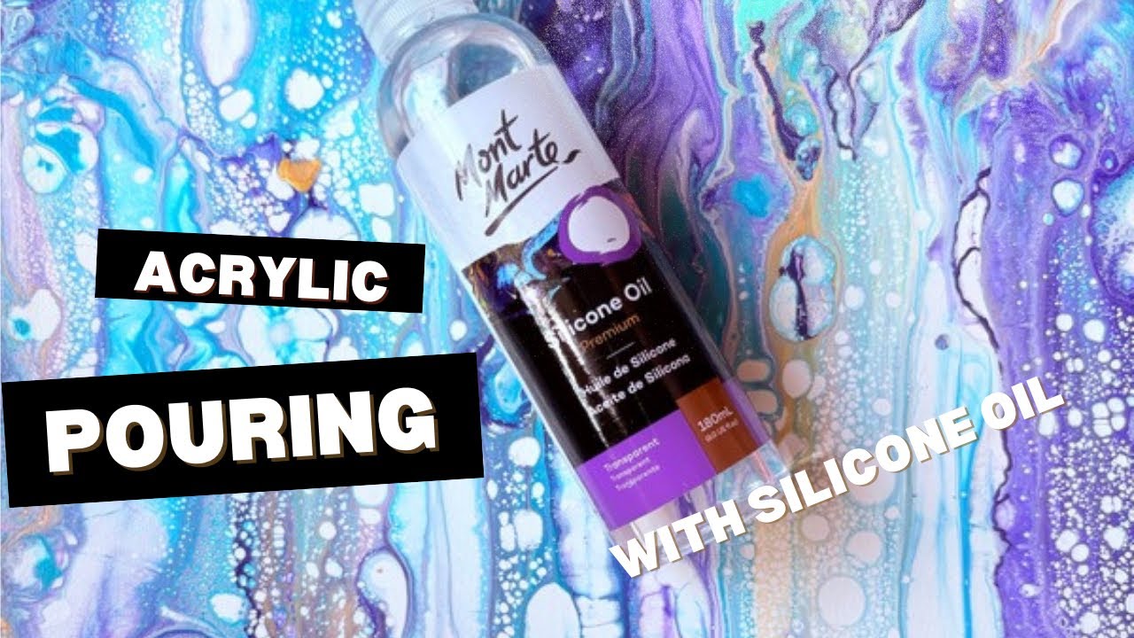Acrylic Pouring with Silicone Oil | Ocean-Inspired Fluid Art & Paint Mixing Tutorial