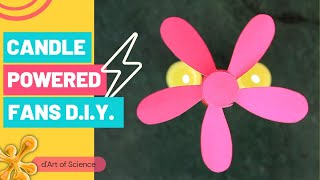 Candle Powered MOTOR! | Energy Transformation | dArtofScience