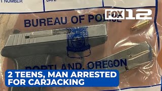 2 teens, man arrested after armed carjacking in SE Portland