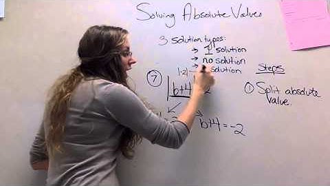 A1 2-5 Solving Absolute values