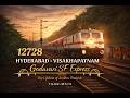 12728 Hyderabad - Visakhapatnam Godavari SF Express | HYB to WL | Open Rails TGAR |