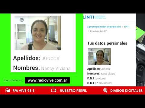 Nancy Juncos ya cuenta con el curso  y el apto psico físico para ser camionera