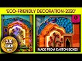 ECO FRIENDLY GANPATI DECORATION 2020 | RAJASTHANI ARCHITECTURE