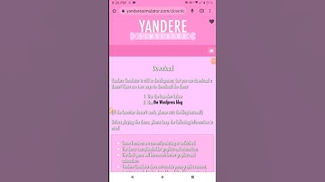 How to download Yandere simulator 🥳 (link on description)