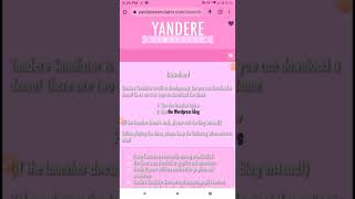 How to download Yandere simulator 🥳 (link on description)