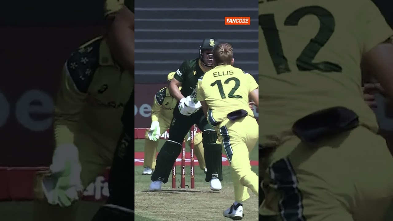UNREAL from Nathan Ellis π€― | #AUSvsSA #NathanEllis #Cricket #ODICricket #Catch