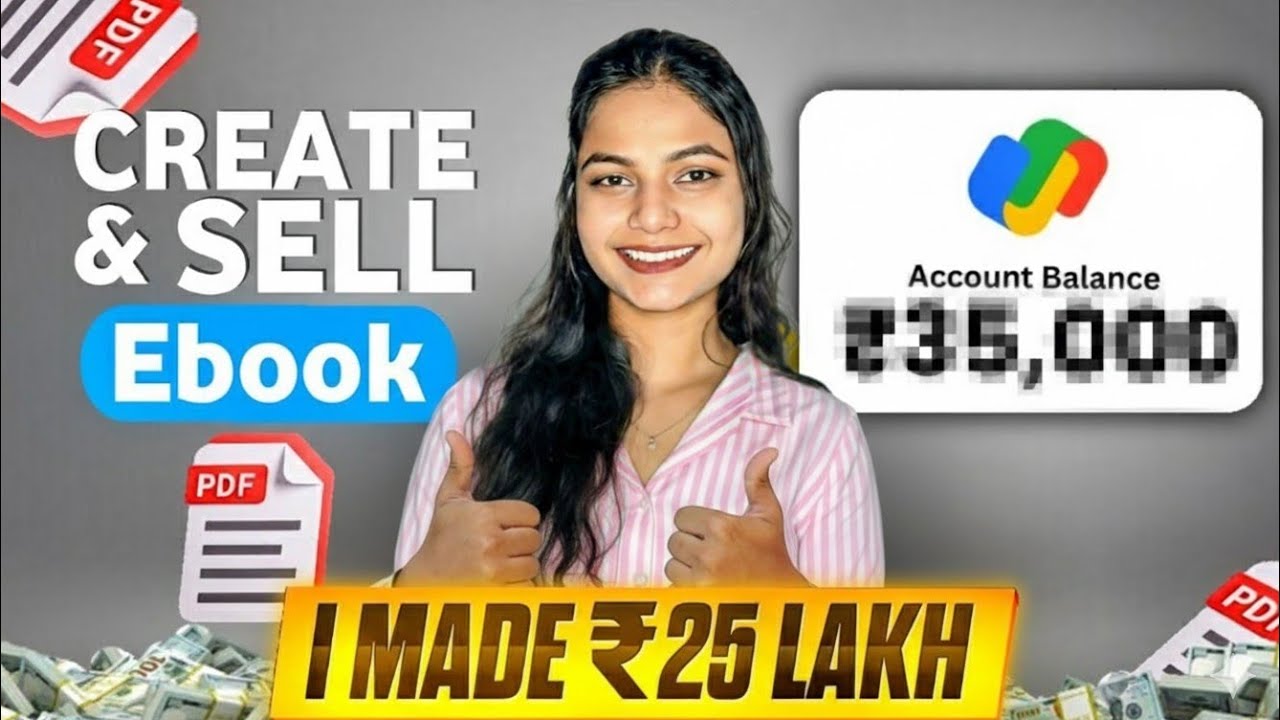 How to Earn Money Online by Selling E-Books 📚 | Monthly Lakhs Income Guide 2026 | Ebook Kaise Bnaye