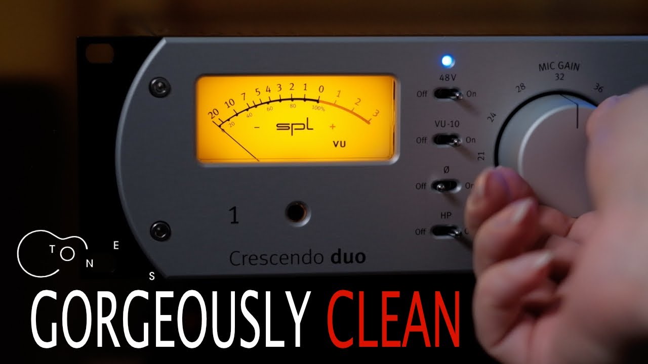 Best Stereo Preamps for Classical Guitar? SPL Crescendo duo YouTube