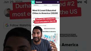 Durham NC ranked 2nd most educated in the US