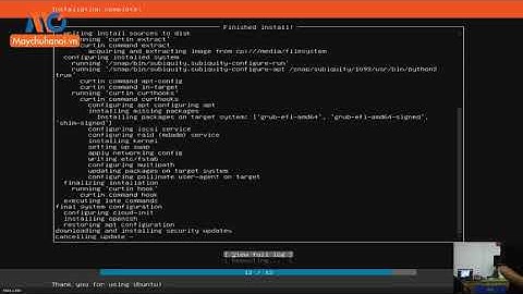 [MCHN] Hướng dẫn cài đặt Ubuntu 18.04 trên máy chủ HPE DL360 Gen 10