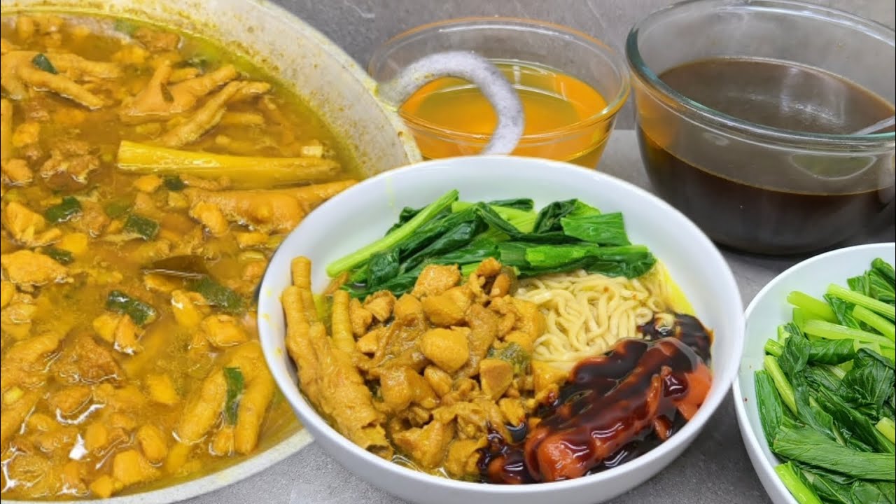 RESEP MIE AYAM LENGKAP, MINYAK AYAM, KECAP ASIN, TOPING MIE AYAM SUPER ENAK