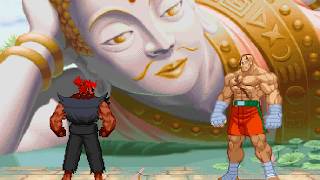 Street Fighter Alpha 3 : Akuma VS Sagat