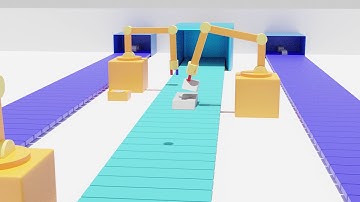 Cartoon Tank Production Line Animation