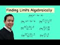 Finding Limits Algebraically and Graphically | Basic Problems