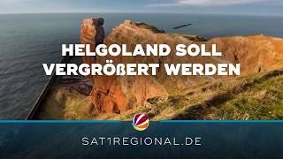 Helgoland vergrößern? Sandaufspülungen sollen Hauptinsel mit Düne verbinden