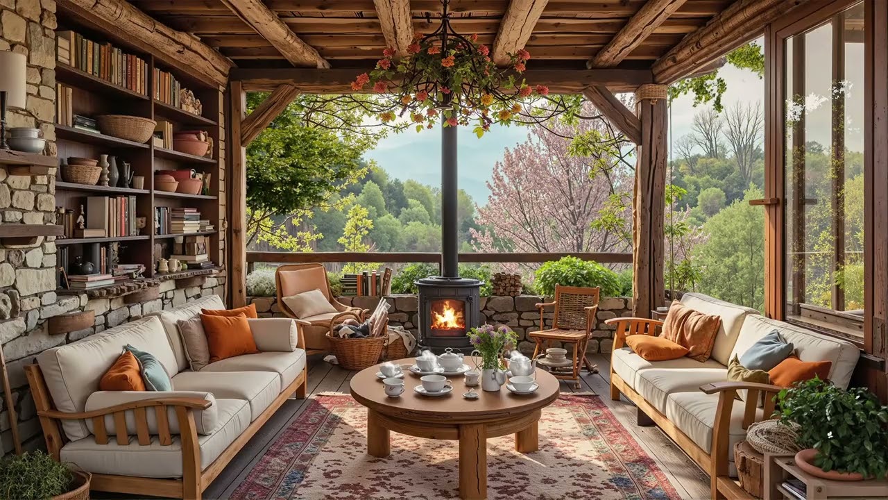 Soft Spring Breeze Jazz 🍃 Calm Porch Jazz for Relaxing Mornings, Gentle Focus & Quiet Moments