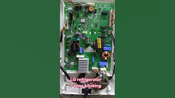 LG inverter refrigerator 7 time blinking