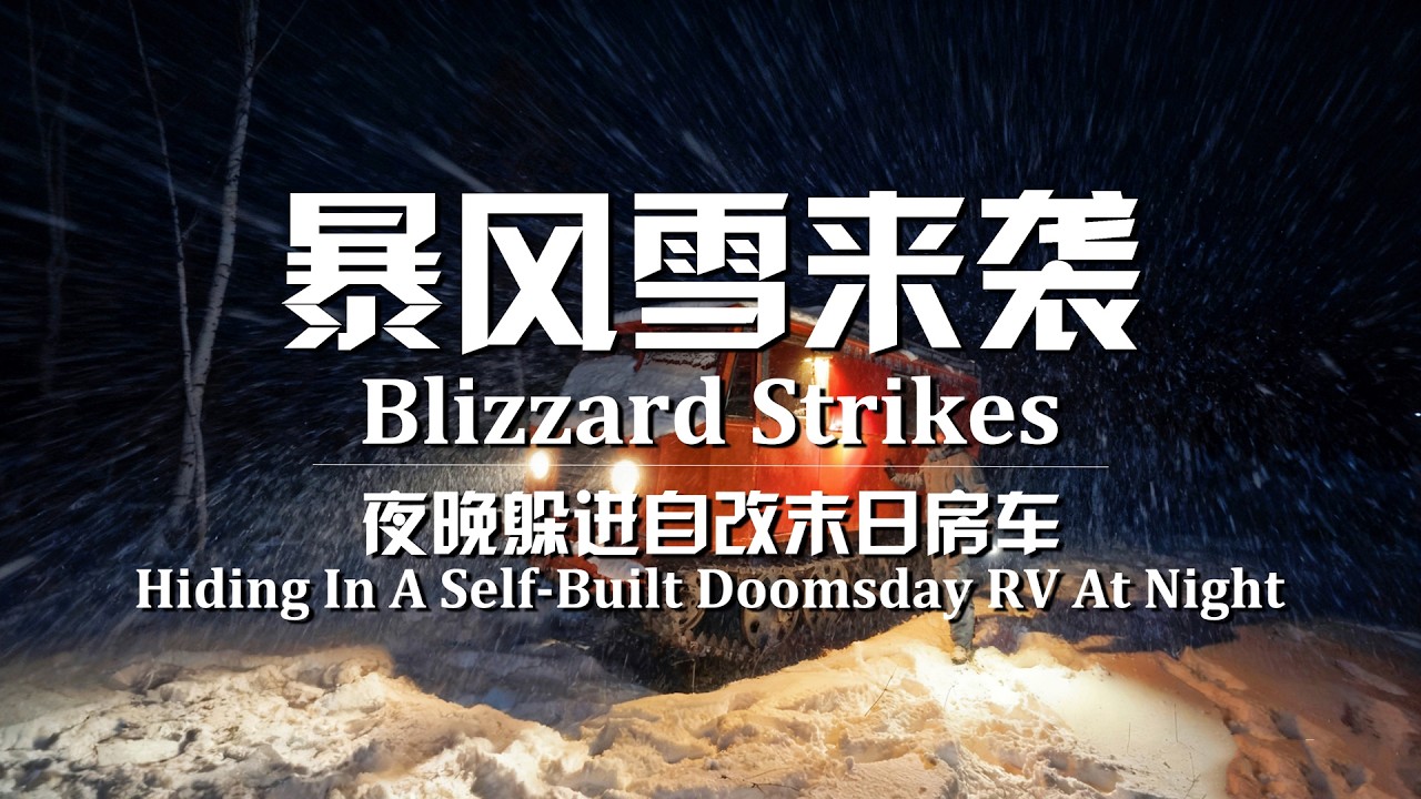 暴雪来袭农场陷入困境！黑龙江小伙独自抗雪，最后画面太治愈了！【漠生铁铁】