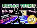 HUMAN TETRIS 2 Player Co-op 🔥 | IMPOSSIBLE Sync Challenge (99% FAIL) | 4-Min Interactive Warm Up #9