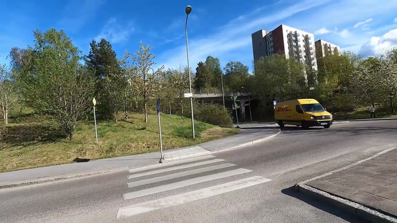 An evening walk around Rågsved,Stockholm