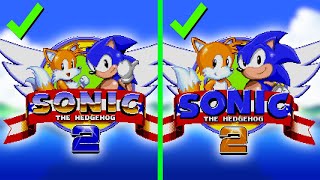 This NEW Title Screen LOOKS CUTE! 😊 American Title Screen 😊 Sonic 2 Absolute mods Gameplay
