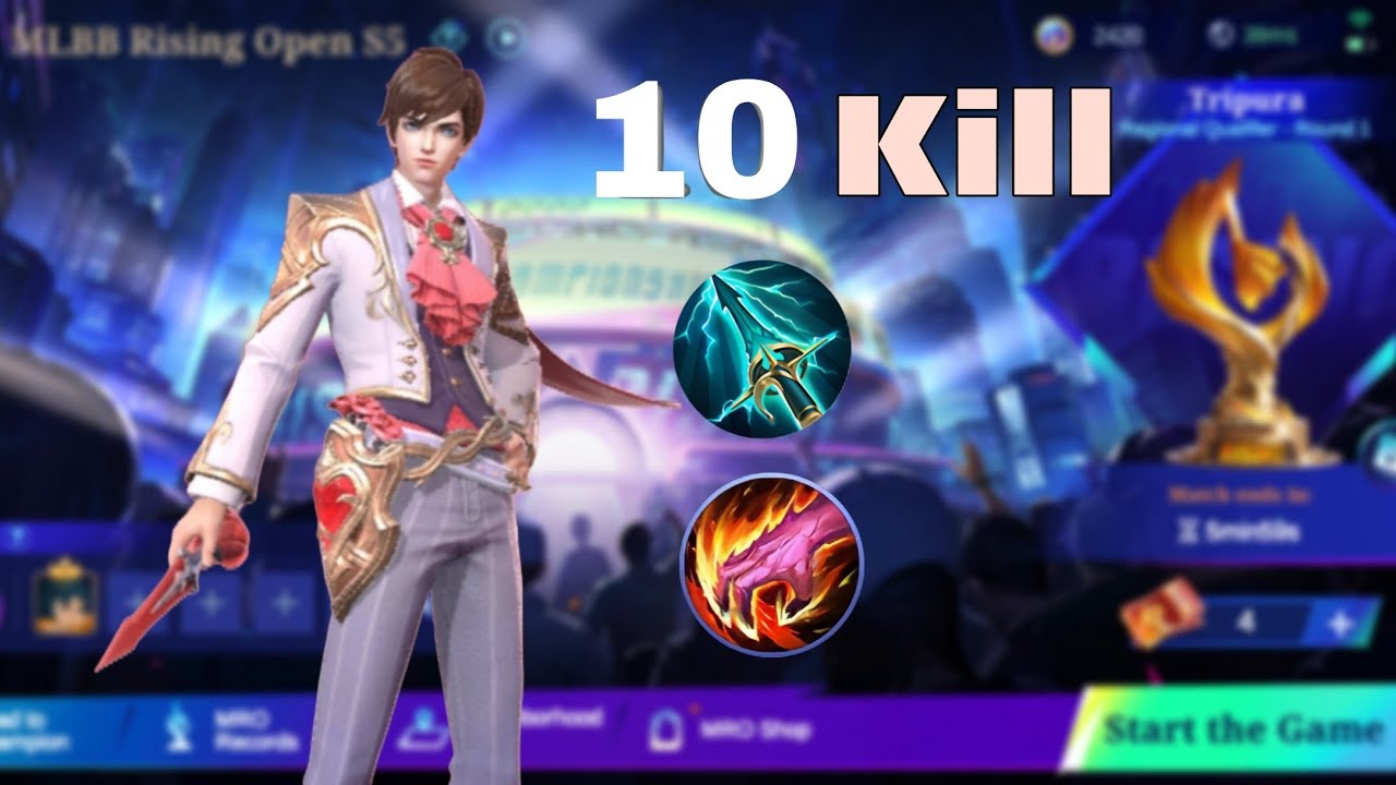 MLBB Rising Open S5! GUSION(Romantic Liaison) SOLO GAMEPLAY