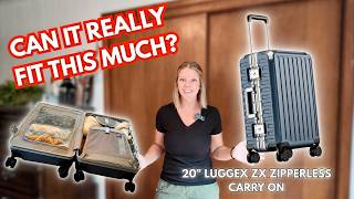 Is the Luggex ZX Zipperless Carry-On Worth It? (FULL REVIEW & PACKING TEST)