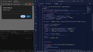 JavaScript for Beginners Live 6 Functions R Functions Code Refactoring RPS Game