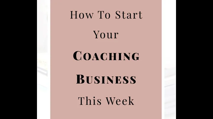 How to start your coaching business and strengthen...