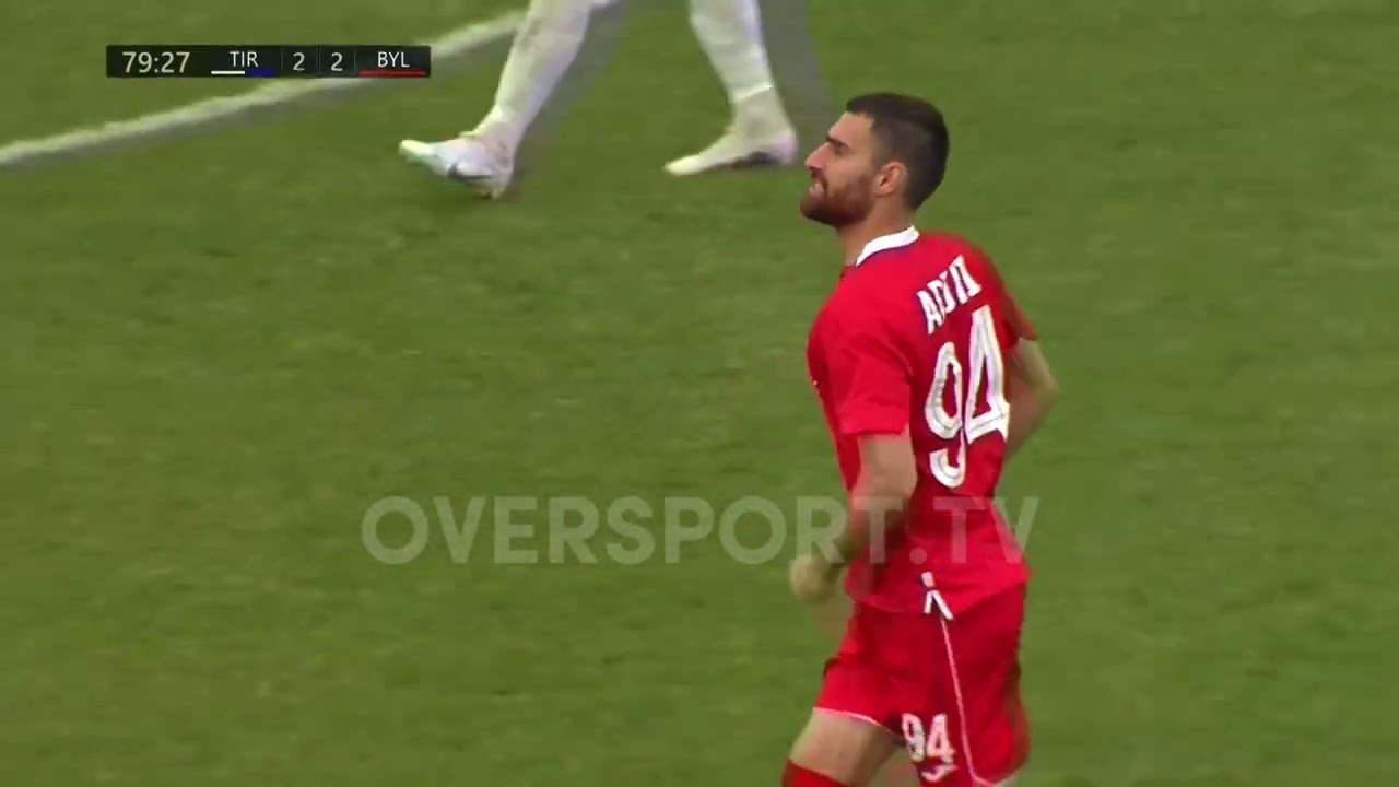 Tirana-Bylis 2-2 | Festa kthehet në dramë, bardheblutë humbin kreun në finish | Golat dhe Rastet