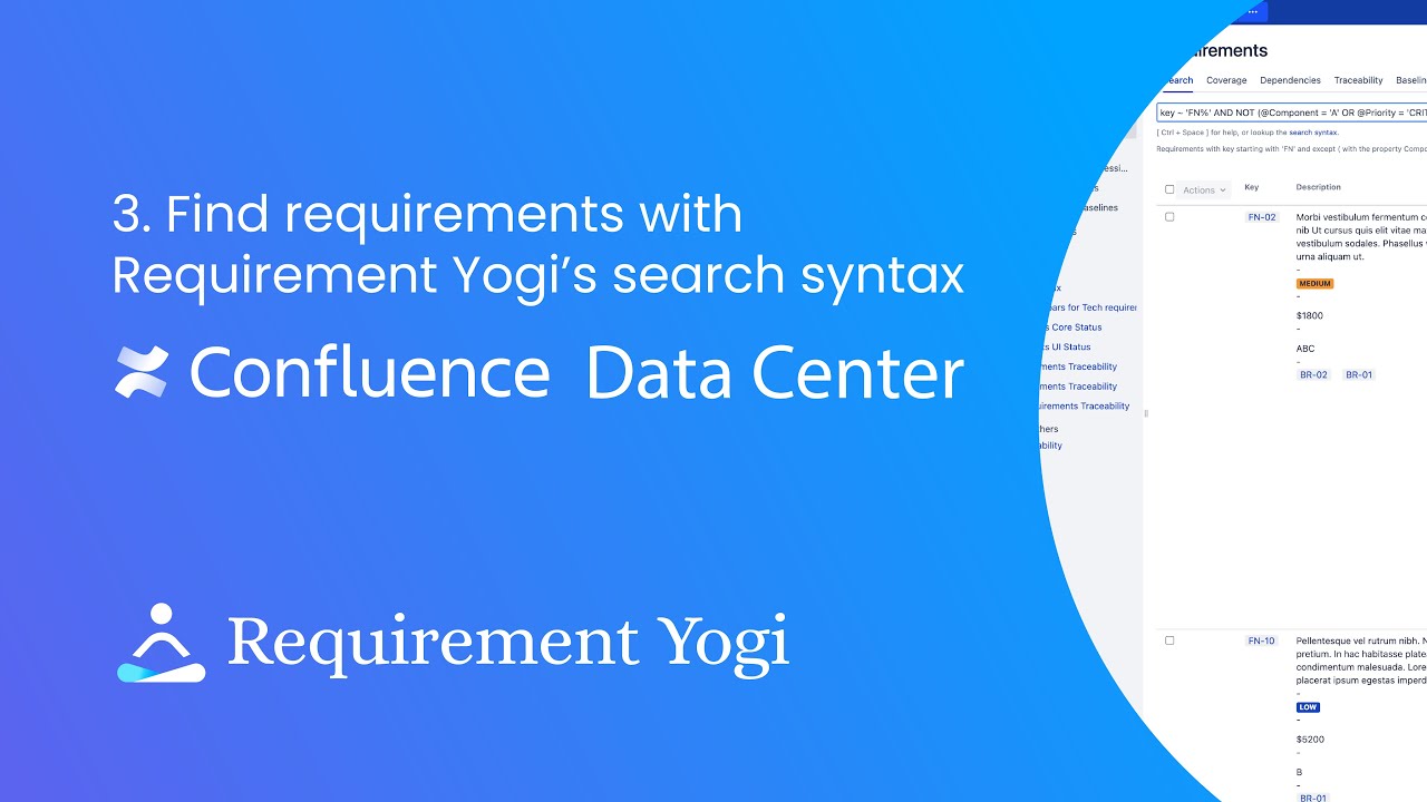 Requirement Yogi How to Improve Search Results in Confluence Data